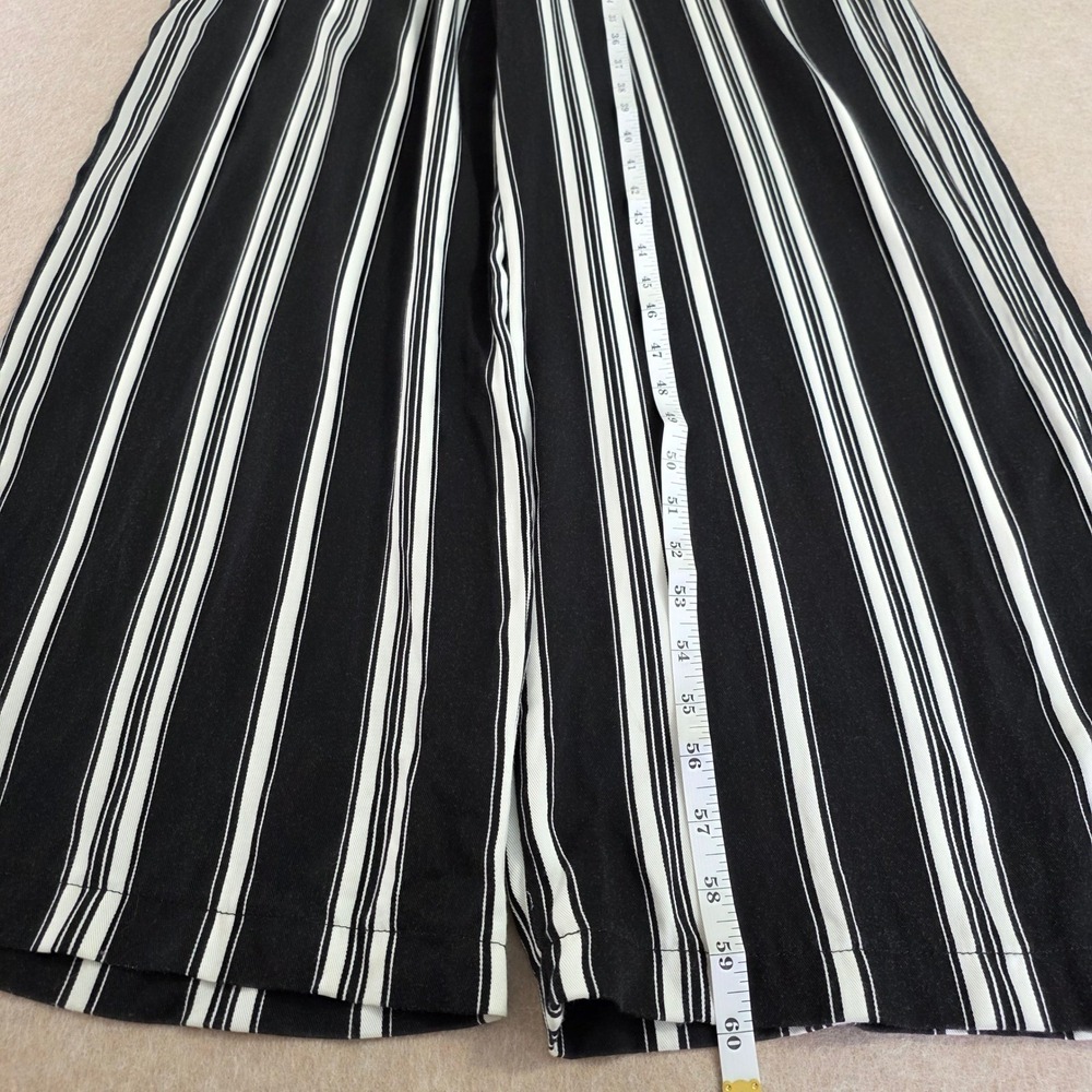 Wild Fable Wide Leg Striped Jumpsuit Sz M‎ Suspender Overall Twee Whimsy Boho - Picture 10 of 14